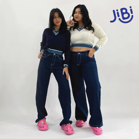 Chic Culottes Jeans - Deep Blue