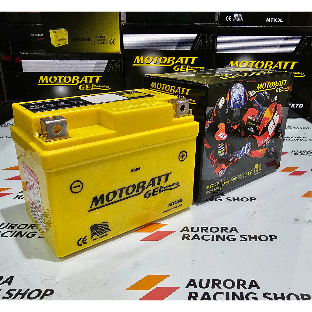 Jual AKI KERING MOTOR HONDA CRF 150 MOTOBATT GEL MTZ5S - 12V4.2AH