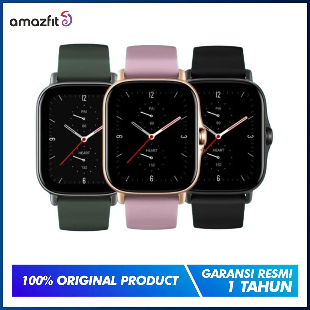 Jual Amazfit GTR 2e/GTS 2e Smartwatch 1.39” AMOLED HD Screen GPS 5 ATM ...