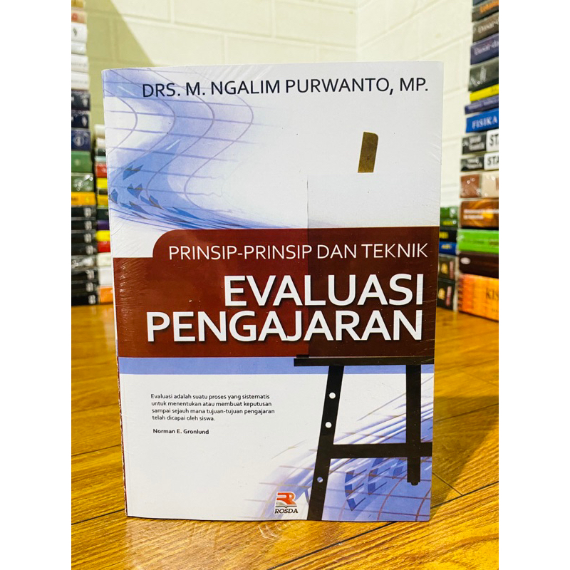 Jual Prinsip Prinsip Dan Teknik Evaluasi Pengajaran - Ngalim Purwanto ...