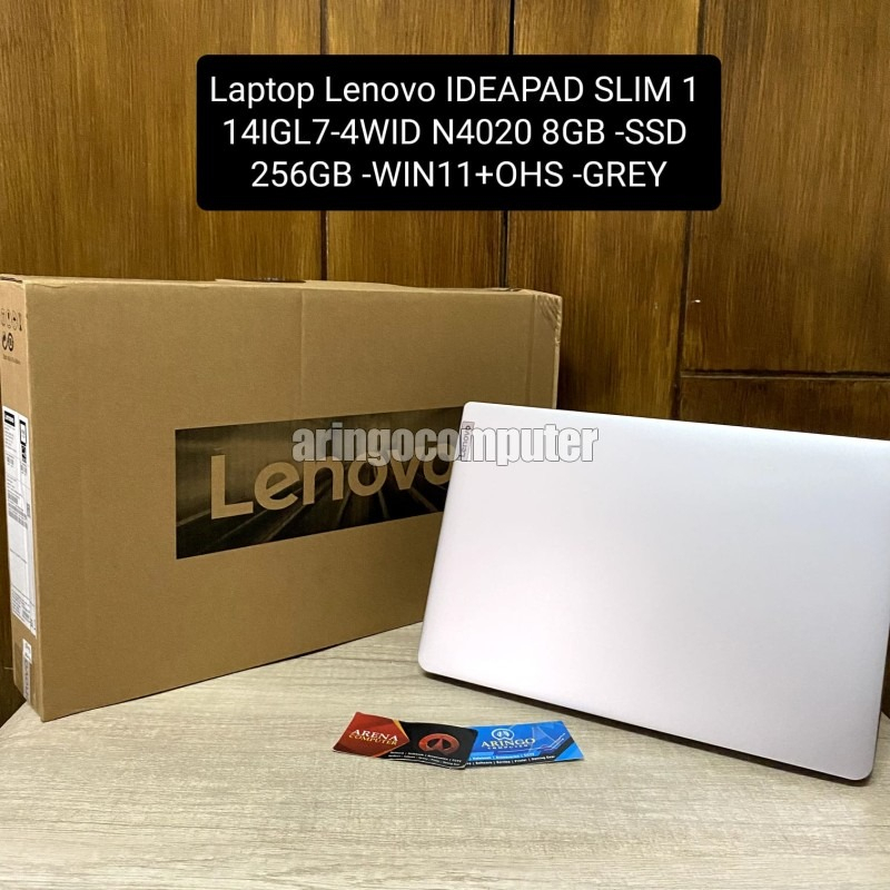 Jual Laptop Lenovo IDEAPAD SLIM 1 14IGL7 4WID N4020 8GB SSD 256GB