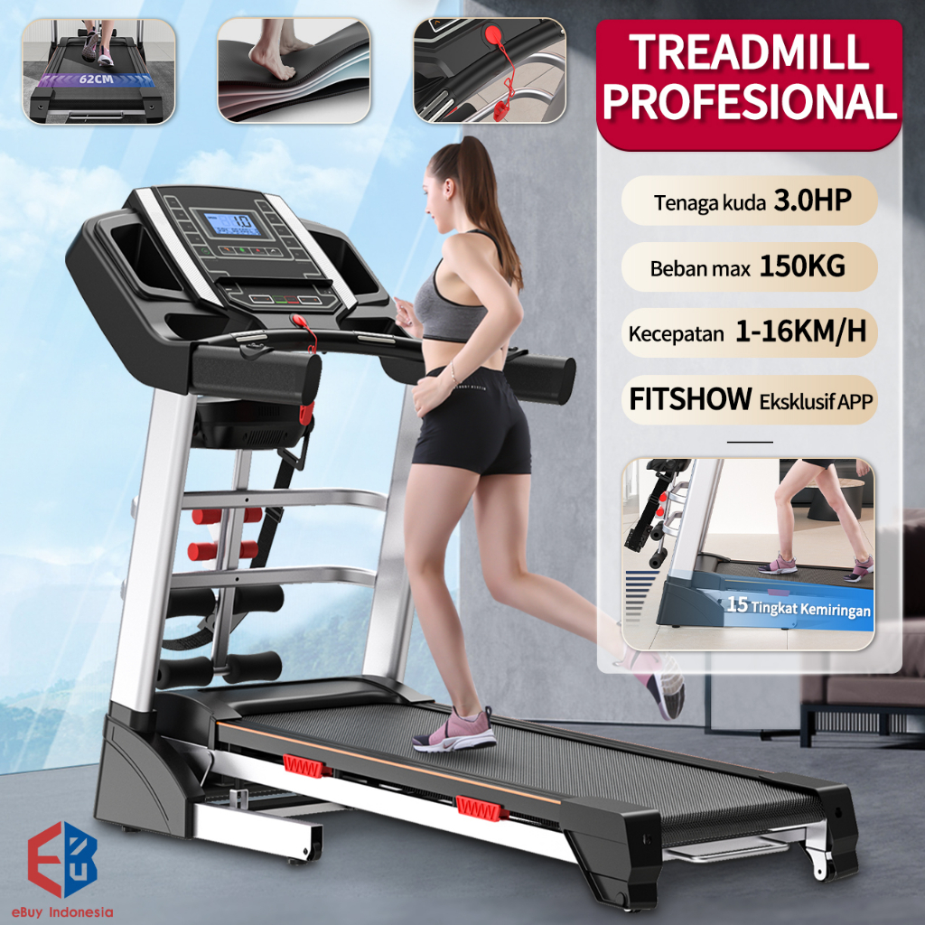 Jual Treadmill Listrik Rumahan Treadmill Multifungsi Peralatan