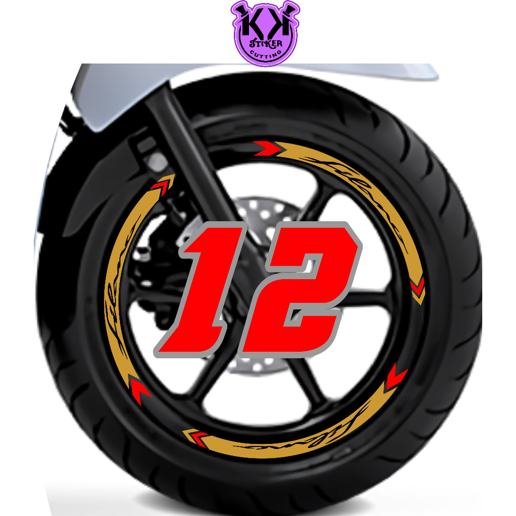 Jual SC.235/STIKERCUTTINGVELG/STIKER VARIASI/STIKER LIS VELG/STIKER ...