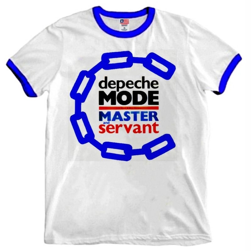 Jual TSHIRT MUSIC KAOS BAND DEPECHE MODE - MASTER AND SERVANT RINGER ...