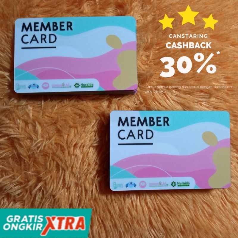 Jual Cetak Id Card Pvc 2 Sisi Costum Kartu Member Shopee Indonesia