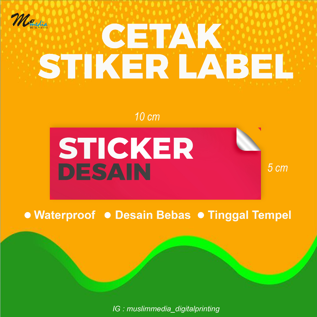 Jual Cetak Stiker Label Makanan / Label Kemasan / Stiker Label Olshop ...