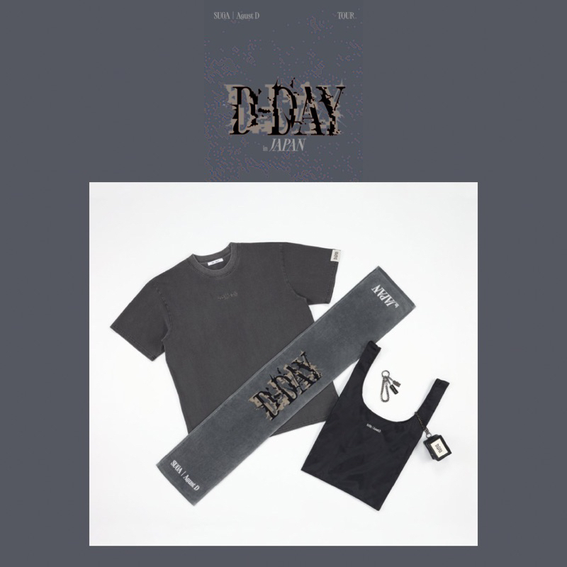 SUGA AgustD D-DAY JAPAN Tシャツ/ マフラータオル BTS ユンギ SUGA