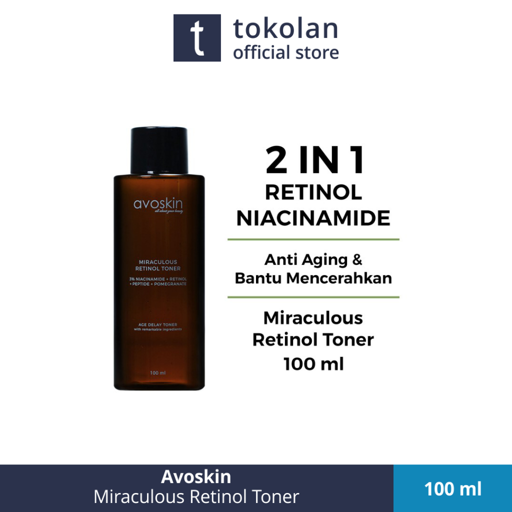 Jual Avoskin Miraculous Retinol Toner - 100ml | Shopee Indonesia