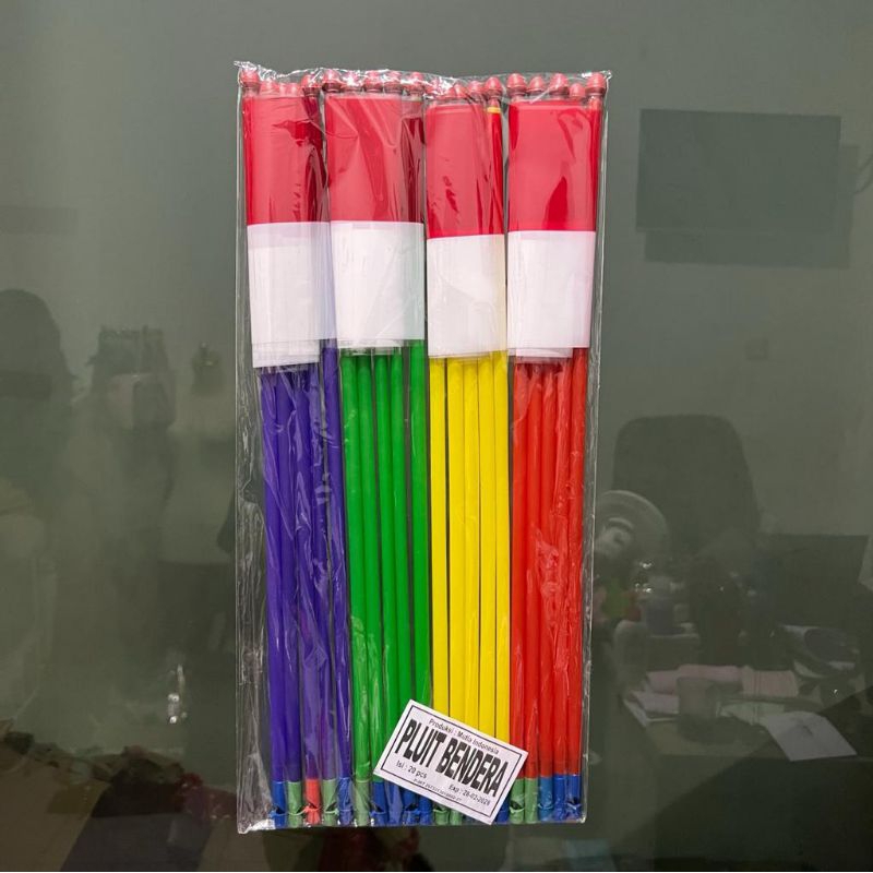 Jual Bendera Hut Ri Merah Putih Stik Pluit Isi Pcs Shopee Indonesia