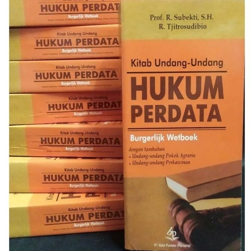 Jual BUKU KITAB UNDANG UNDANG HUKUM PERDATA/BW/TS | Shopee Indonesia