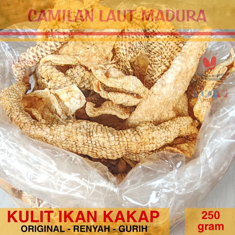 Jual Kulit Ikan Kakap Bebas Gluten Renyah Gurih Tanpa Tepung Siap Makan