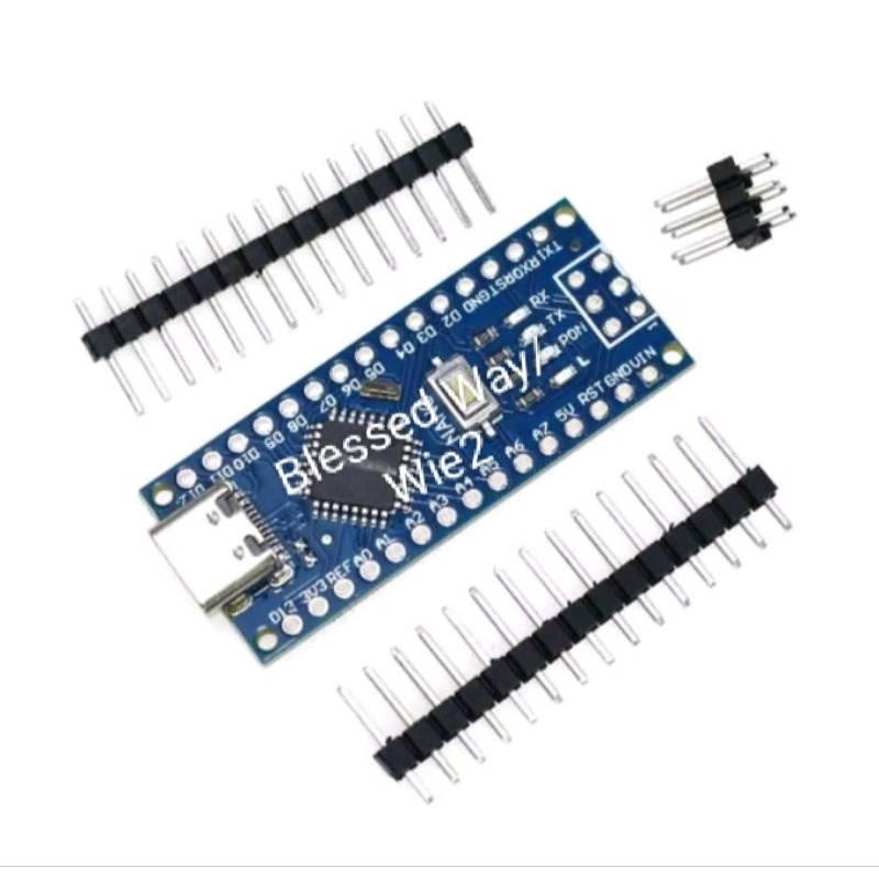 Jual ARDUINO NANO USB V3 ATMEGA328P CH340G 5V BOARD type-C | Shopee ...