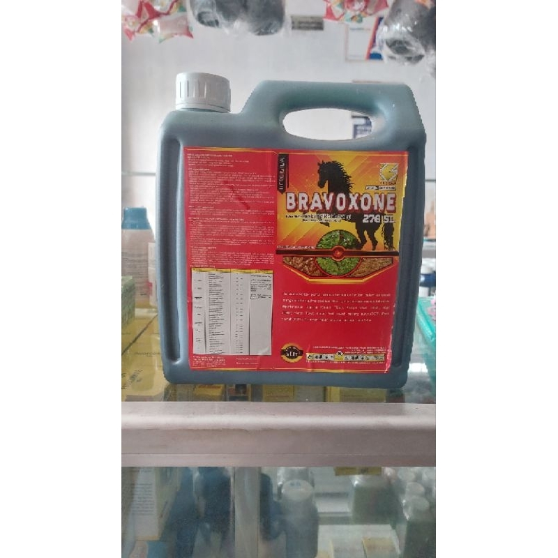 Jual Herbisida Bravoxone 276 Sl Paraquat Diklorida Racun Rumput Isi 5