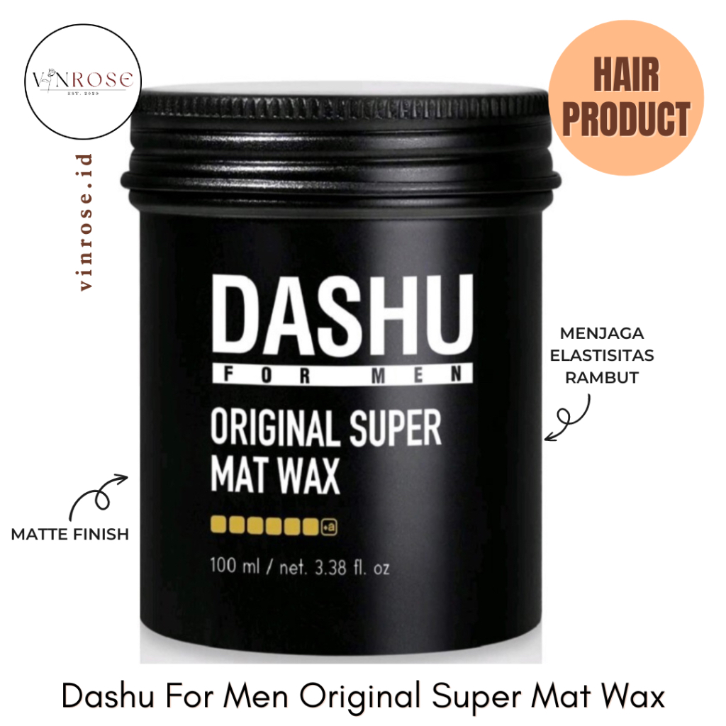 Jual Dashu For Men Original Super Mat Wax Korea/ Hair Styling Product