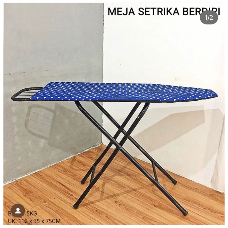 Jual Meja Setrika Berdiri Lipat Besi Serbaguna Berkualitas Alas Setrika