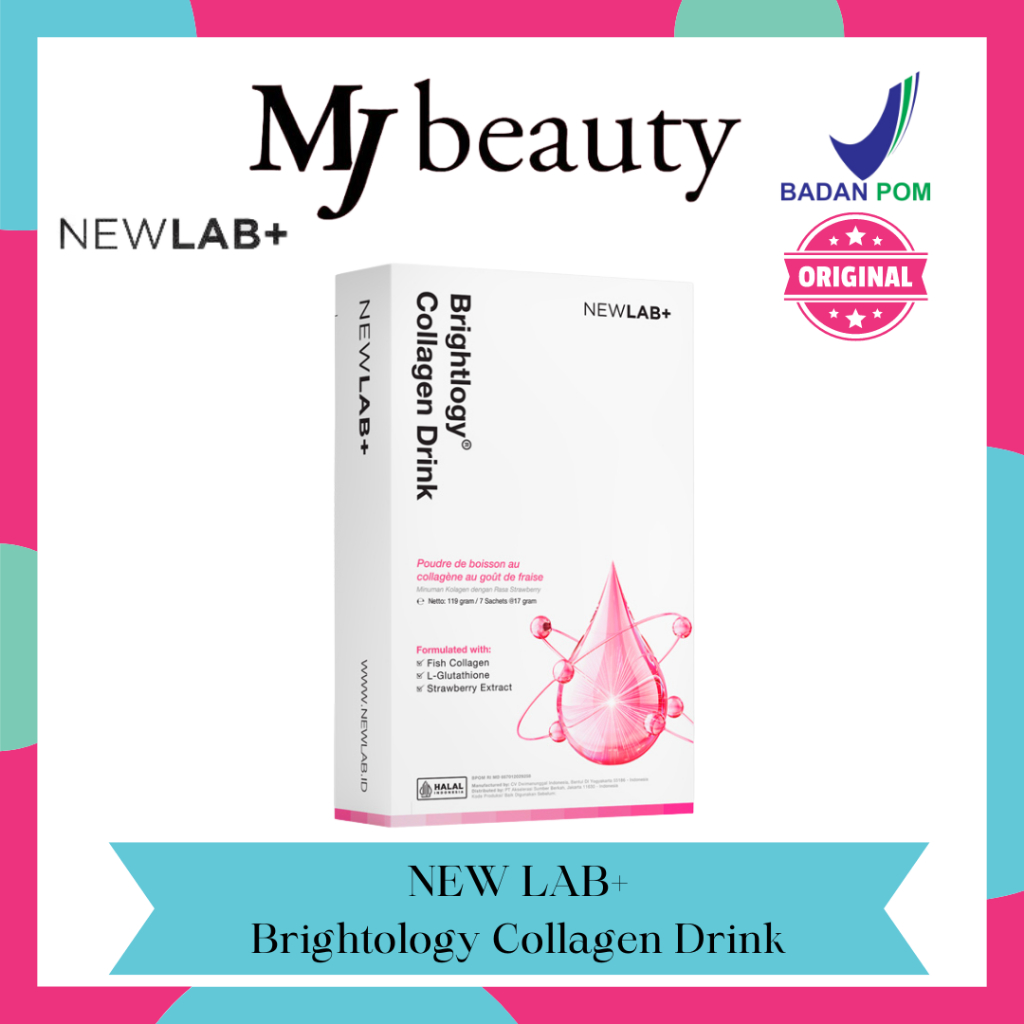 Jual NEW LAB+ Brightology Collagen Drink | Minuman Kolagen Pemutih ...