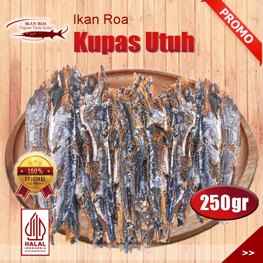 Jual IKAN ROA KUPAS UTUH 250gr | Shopee Indonesia