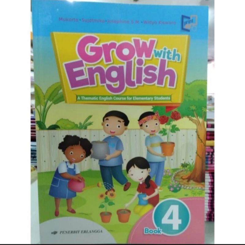 Jual Buku Bahasa Inggris Grow With English SD revisi kls kelas 1 2 3 4 ...