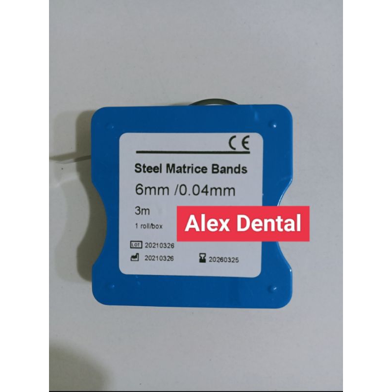 Jual matrix band matriks band matrice band dental stainless steel ...