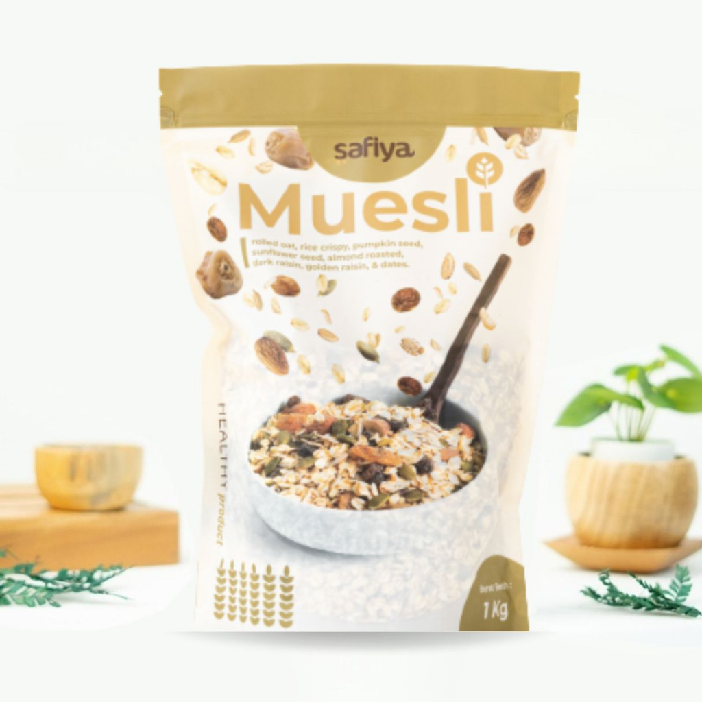 Jual Muesli Dried Fruit Mix 1 Kg Safiya Sereal Makanan Ringan Sereal