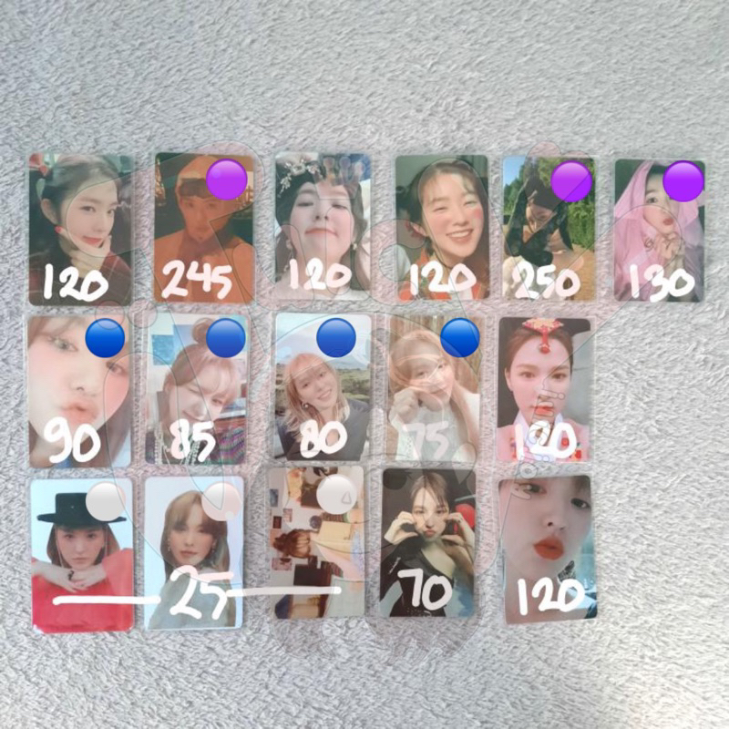 Jual Photocard Red Velvet Irene Wendy Like Water Finale RBB Birthday