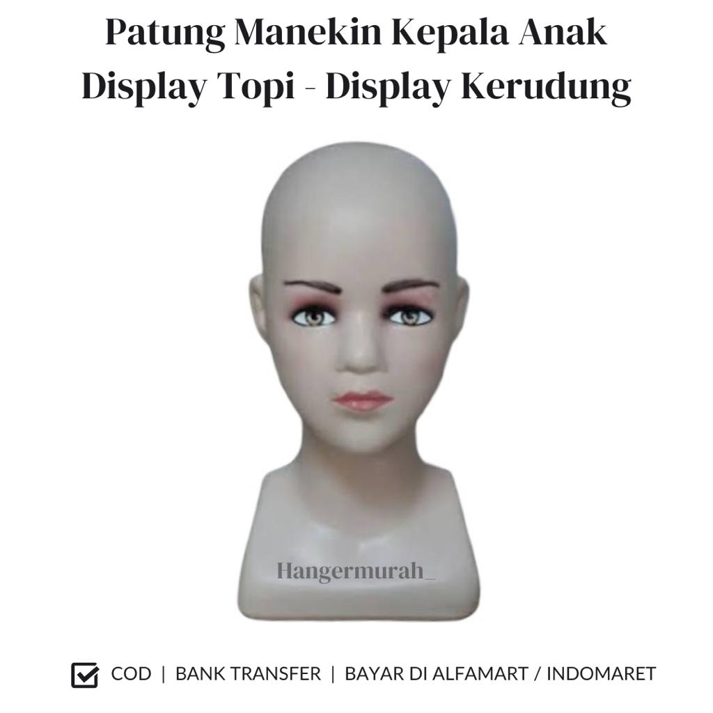 Jual Manekin Kepala Anak Patung Kepala Anak Make Up Display Topi