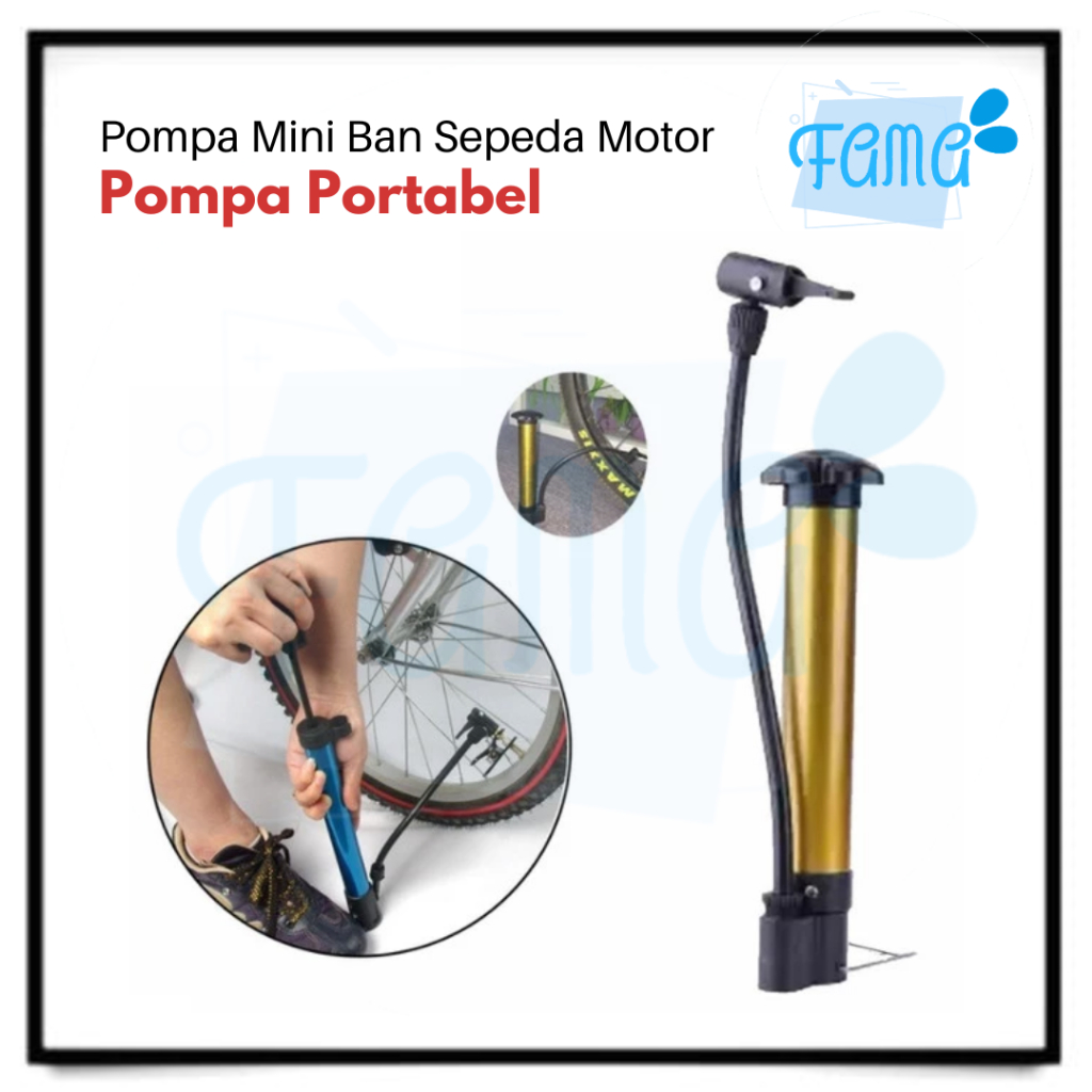 Jual Pompa Ban Sepeda Motor Mini Balon Pump Pelampung Shopee Indonesia