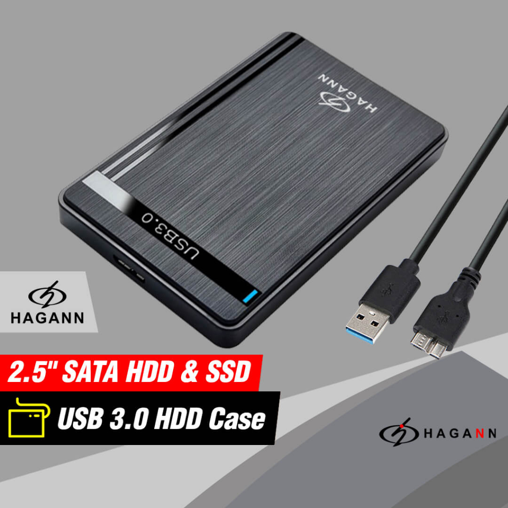 Jual HAGANN HDAE31 Case Hardisk External USB 3.0 HDD SSD Enclosure 2