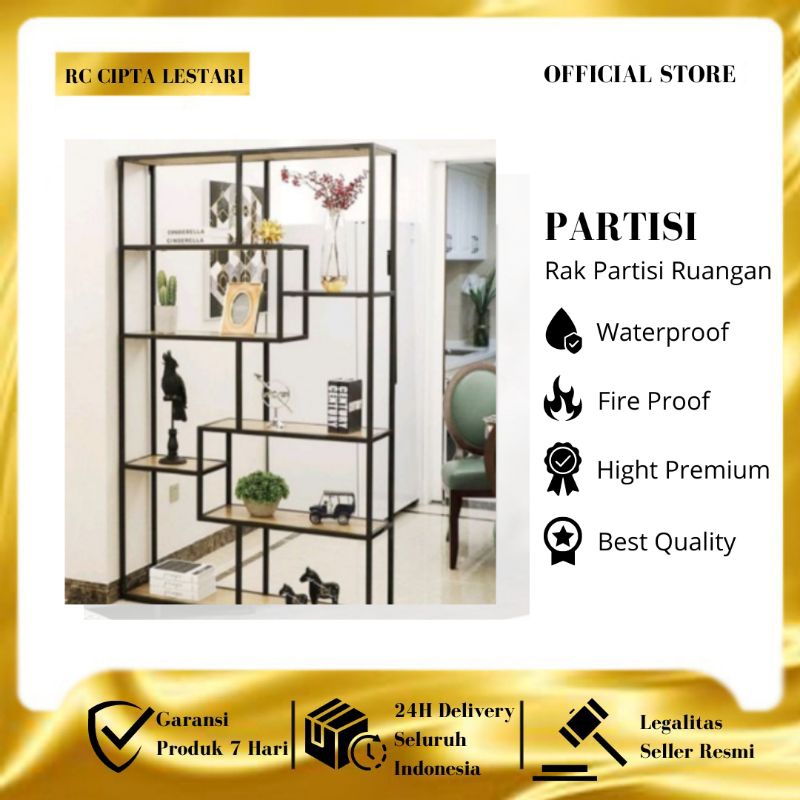 Jual Rak Partisi/Rak Buku Pembatas Ruangan/Partisi | Shopee Indonesia