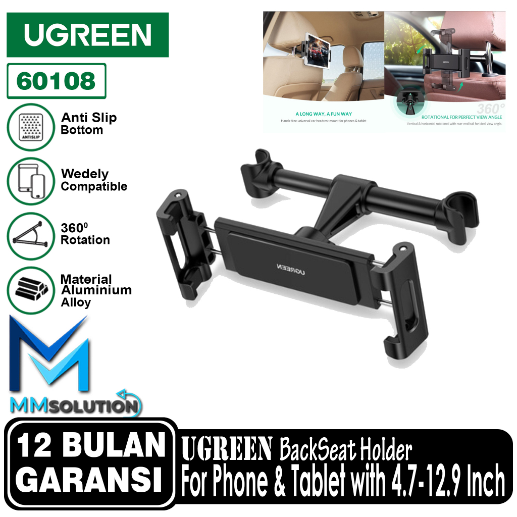 Jual Ugreen Headrest Backseat Car Phone Holder Tablet Ipad Bracket Mobil Shopee Indonesia