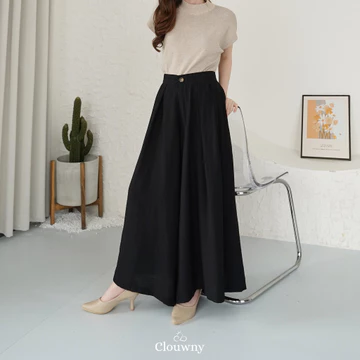 Clouwny Yuni Culottes Pants Premium Linen