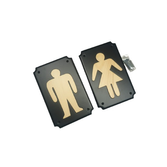 Jual Papan Tanda Toilet Wanita Pria Rest Room Sign Woman Man Shopee Indonesia