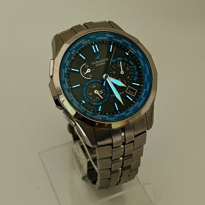 Jual Casio Oceanus OCW-S1400 Titanium Full Set | Shopee Indonesia