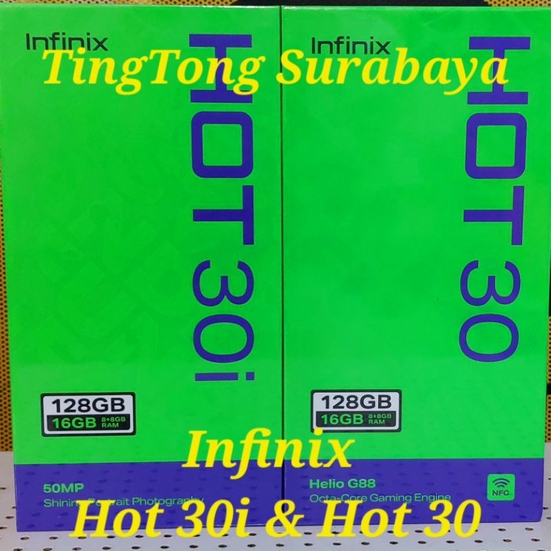 Jual infinix hot 30i 8/128 hot 30 8/128 8/256 garansi resmi | Shopee ...