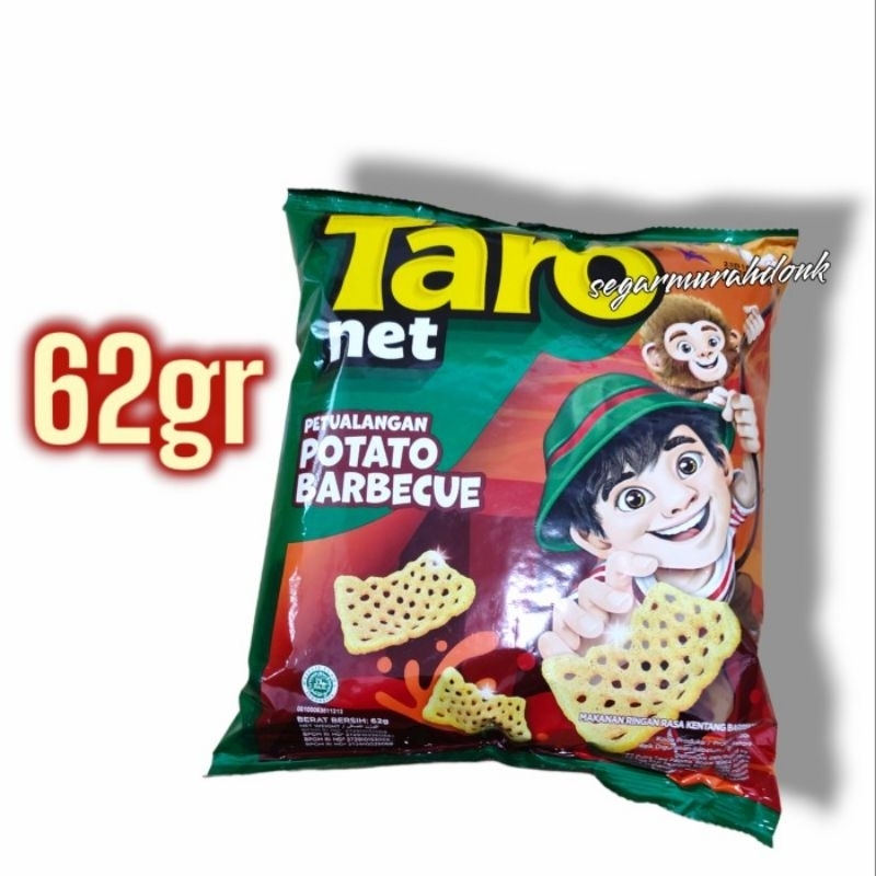 Jual Taro Net Potato Barbeque 62 gram Rasa Kentang BBQ | Shopee Indonesia