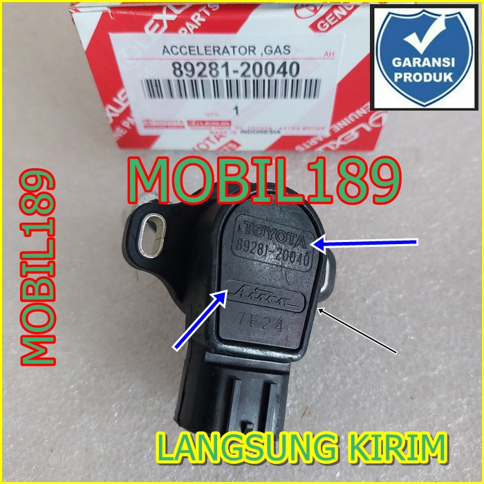 Jual SENSOR PEDAL GAS ACCELATOR TOYOTA CAMRY ALPHARD HARRIER ASLI AISAN ...