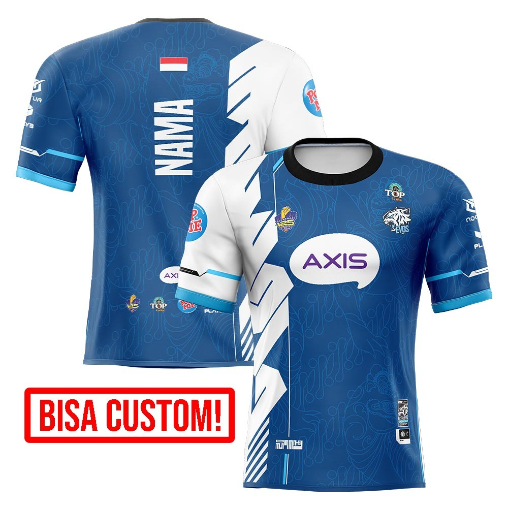Jersey Evos 2023 MPL Mobile Legend HITAM BLACK Home Kaos Baju Gaming Game  Esport E Sport PUBG ML Free Fire Anak Dewasa