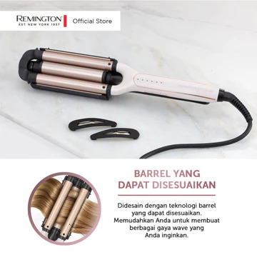 Remington Catokan Gelombang Adjustable Waver CI19A1 AP