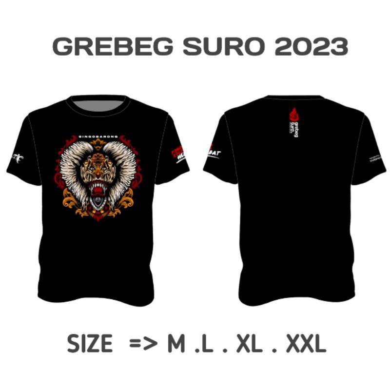 Jual KAOS GREBEG SURO 2023 ORI / KAOS FESTIVAL REYOG NASIONAL 2023