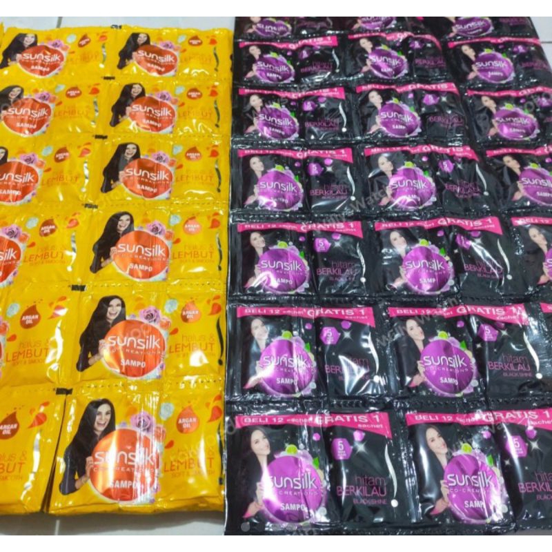 Jual 4. Shampoo Sunsilk Renceng, Sampo Rambut Kemasan Renteng / Shampo ...
