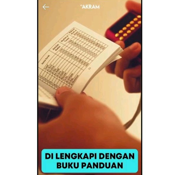 Jual Buku Panduan Speaker Murottal Quran Al Akram Shopee Indonesia