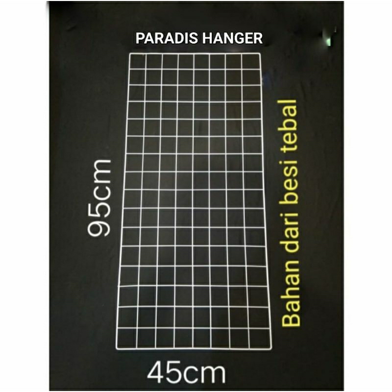 Jual Jaring Ram dinding 45x95 | Grid Wall | Gantungan Aksesoris ...