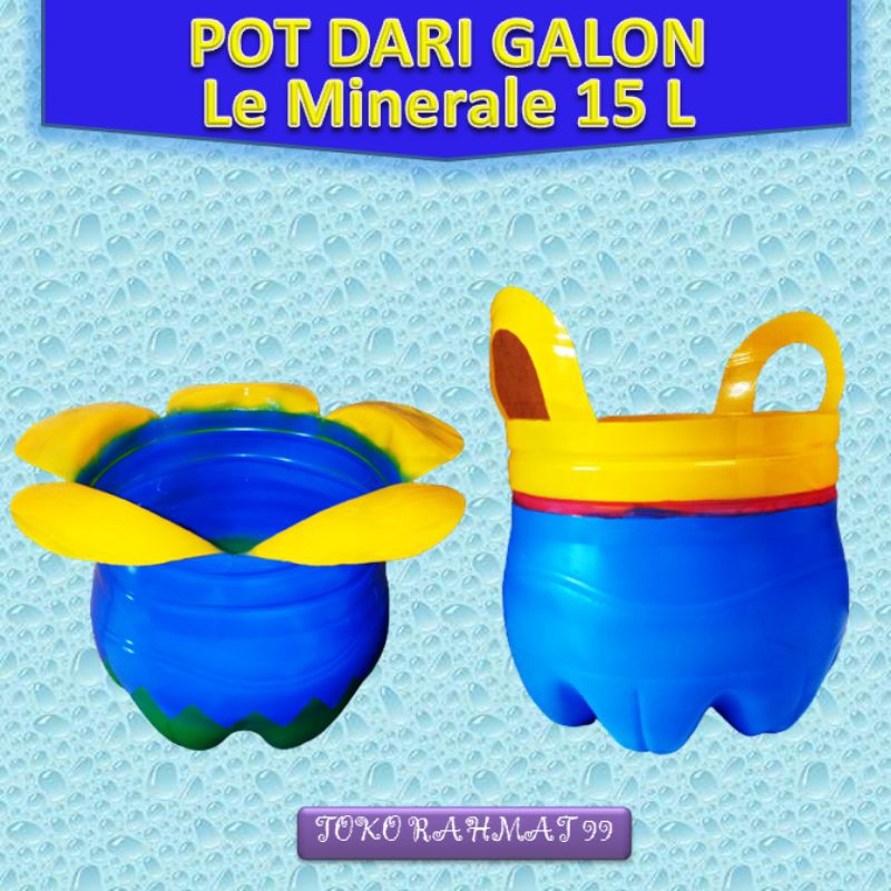 Jual Pot Tanaman dari Galon 15 L TANPA NAMA / Kerajinan Botol Plastik ...