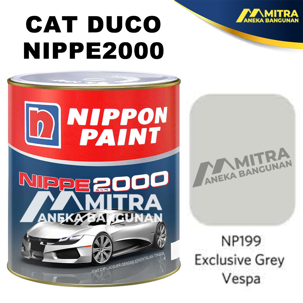 Jual CAT DUCO NIPPE 2000 1 LITER NP199 EXCLUSIVE GREY VESPA / CAT MOBIL ...