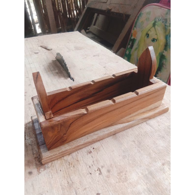 Jual Asbak unik kuburan panjang BAHAN KAYU JATI Shopee Indonesia