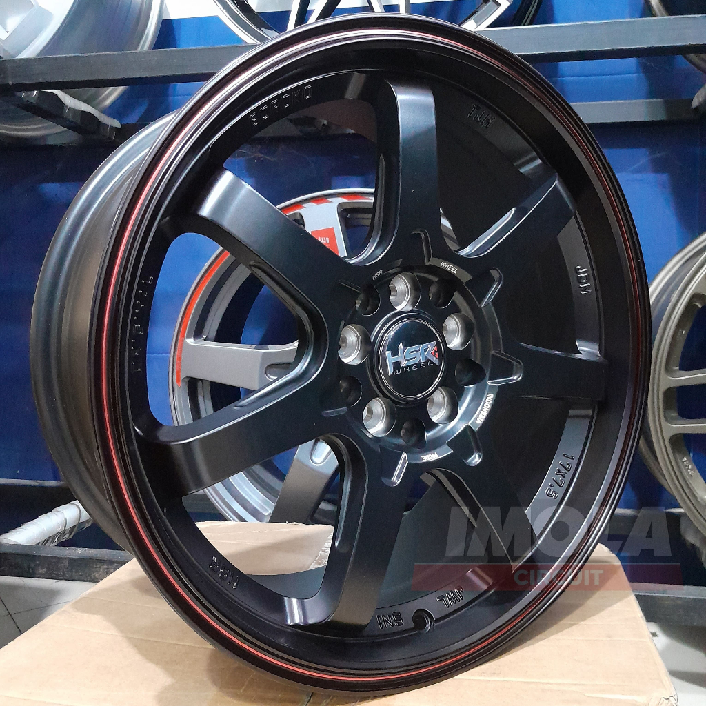Jual velg mobil hsr ring r17 lubang baut pcd 5 lebar 75 bisa buat mobil ...