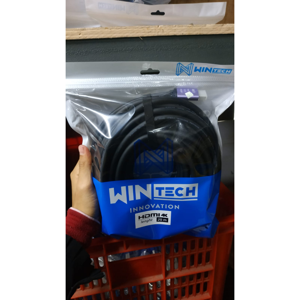 Jual KABEL HDMI 4K WINTECH 1.5m 3m 5m 10m 15m 20m Shopee Indonesia