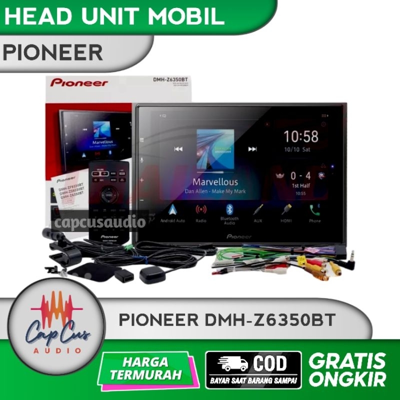 Jual HEAD UNIT PIONEER DMHZ6350BT TAPE DOUBLE DIN DMH Z6350BT