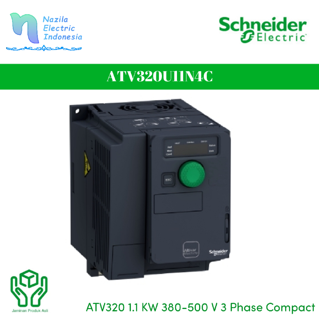 Jual Schneider Inverter Altivar ATV320 3P 1.1kW 380V ATV320U11N4C ...