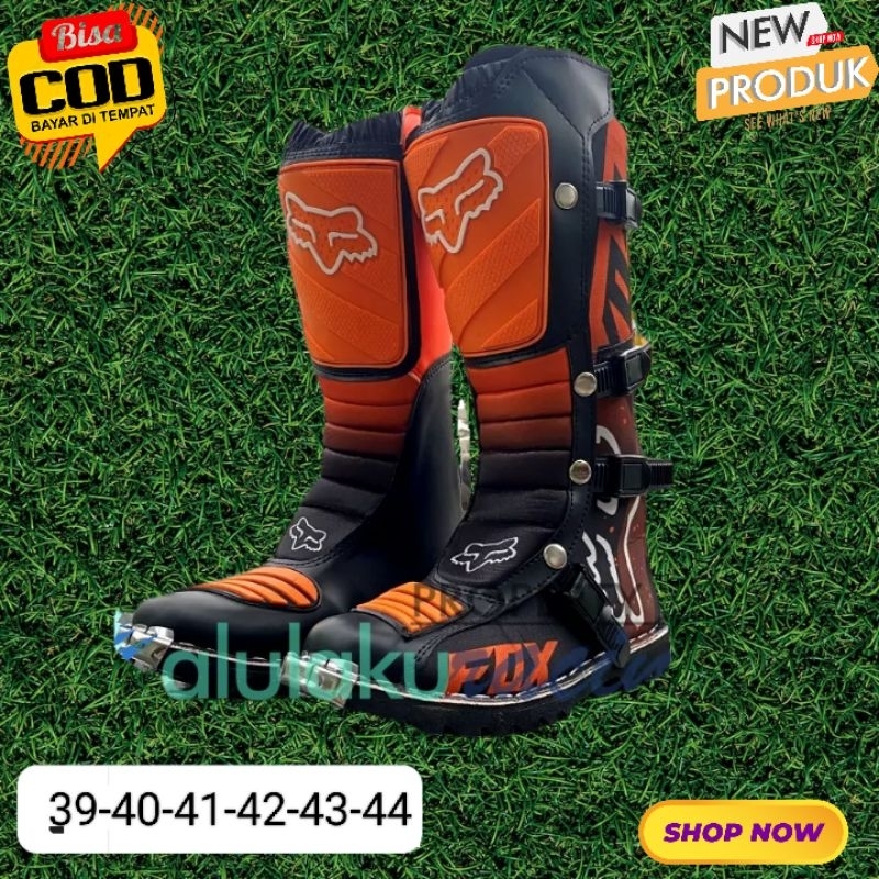 Jual Sepatu trail fullprint motocross sepatu safety trabass enduro ...